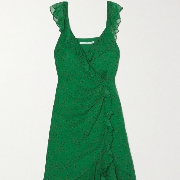 Veronica Beard Amal Floral Print Dress - Picture 2 of 13